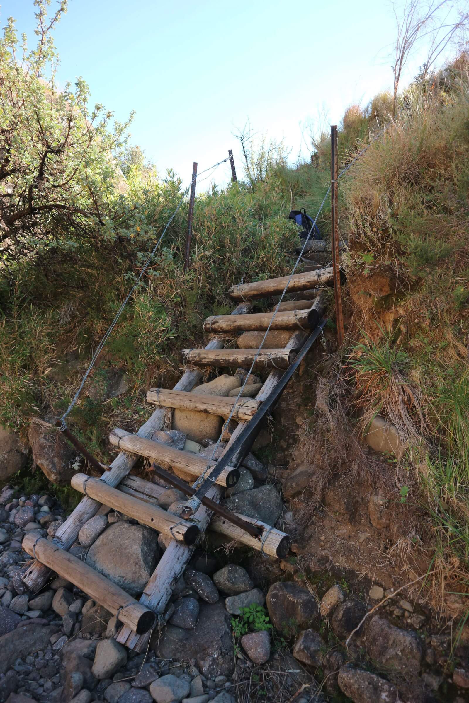 Pillar Cave - Wooden Ladders