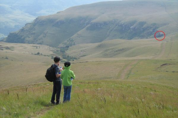View looking towards Caracal Cave